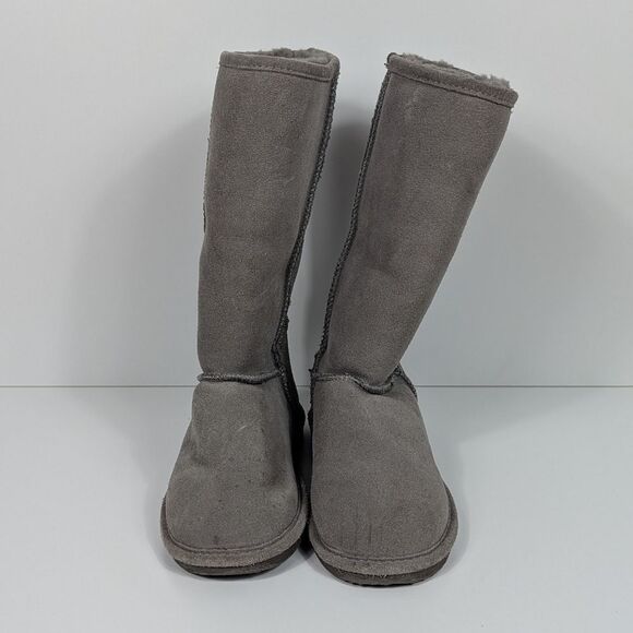 Bjorndal Zoe Brown Taupe Suede Fur Lined Boots Women's 8 - Picture 4 of 11
